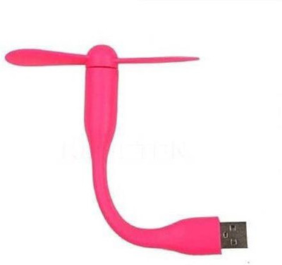Wifton VXI-140-Portable & Flexible USB Fan Mini USB Fan Compatible with All USB hubs Multiple O2X Typ - Flexible USB Fan - Ro2™ - 741 USB Fan(Pink)