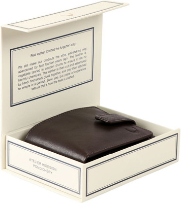 HIDESIGN Men Brown Genuine Leather Wallet(4 Card Slots)
