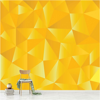 TheBlackstone Vinyl Decorative Yellow Wallpaper(L x W: 300 cm x 45 cm)