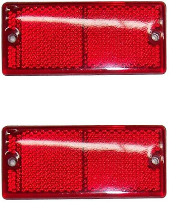 Allpartssource Red Side Marker Indicator Tail Reflector Car Reflector Light(Red)