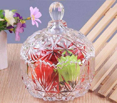 AFAST Glass Cookie Jar  - 250 ml(Clear)