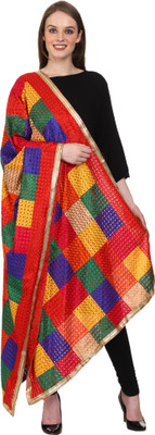 swi stylish Chiffon Embroidered Women Dupatta