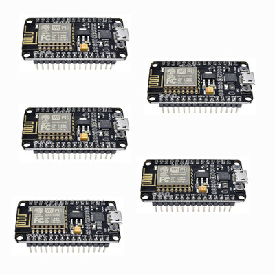 geeta enterprises (Pack of 5) ESP8266 NodeMCU CP2102 ESP-12E WiFi Internet Development Board Wireless Module Compatible with Arduino IDE Micro Controller Board Electronic Hobby Kit geeta enterprises (Pack of 5) ESP8266 NodeMCU CP2102 ESP-12E WiFi Internet Development Board Wireless Module Compatible with Arduino IDE Micro Controller Board Electronic Hobby Kit