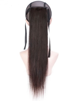 Blushia Unique Fashion Natural Brown Ribbon Ponytail Straight For Women Hair Extension