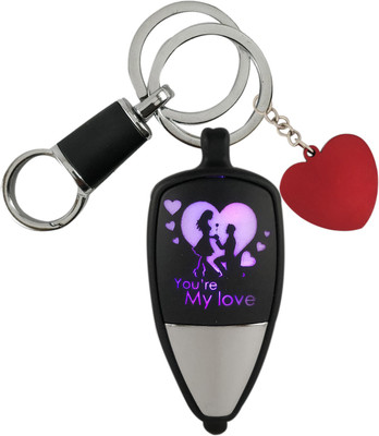 SHOKY LOOKS You are My Love Cuple Multicolor Love Light with Push Button for Loves Birds Enhance your loved with perfect gift wrap along with Best Quality Hanging Hock With Beautiful Red Love Heart Key Chain