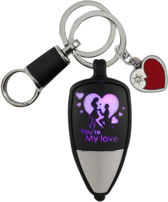 SHOKY LOOKS You are My Love Cuple Multicolor Love Light with Push Button for Loves Birds Enhance your loved with perfect gift wrap along with Best Quality Hanging Hock With Cute Love Red and white Love Stone Heart Key Chain