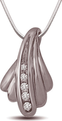 30% OFF on Surat Diamond Sterling Silver Diamond Sterling Silver Pendant