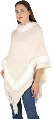 Life and style Wool Blend Poncho