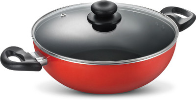 Judge by TTK Prestige Deluxe Kadhai 30 cm diameter with Lid 6 L capacity(Aluminium, Non-stick, Induction Bottom)