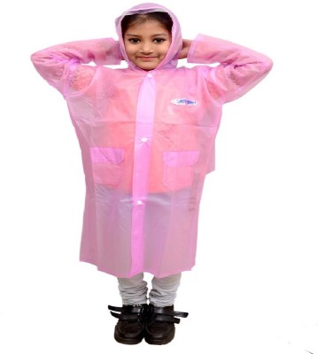 Brats N Beauty Solid Unisex Raincoat