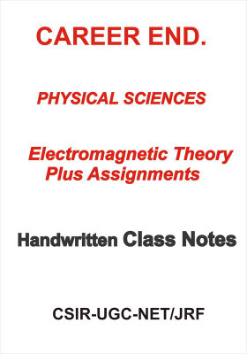 Electromagnetic Theory Class Notes With Assignment For UGC NET CSIR(Hardcover, Faculty of Career Endeavour)