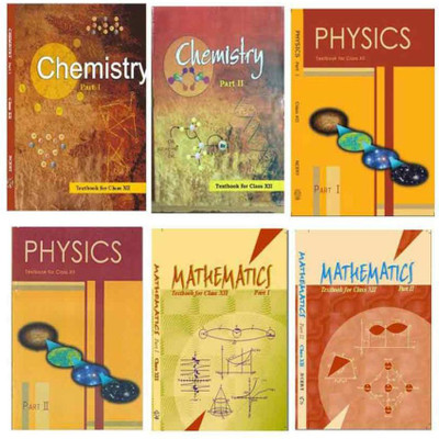 NCERT Textbooks Class 12th Physics Part 1&2 Chemistry Part 1&2 And Mathematics Combo Set Of 6 Book Paperback(Paperback, Ncert Publication)