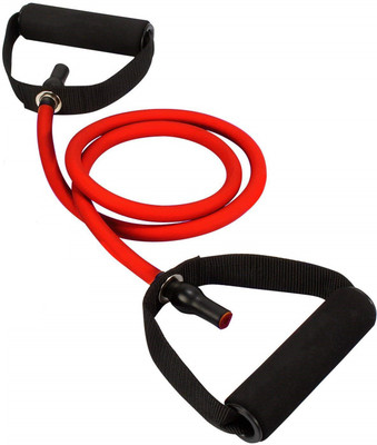 Khargadham Pull Rope Elastic Adjustable Resistance Rope Latex Bands for Fitness Exercise Resistance Tube(Red)