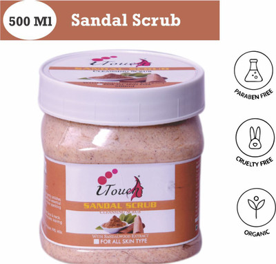 I TOUCH HERBAL Sandal Scrub , 500 ml Scrub(500 ml)