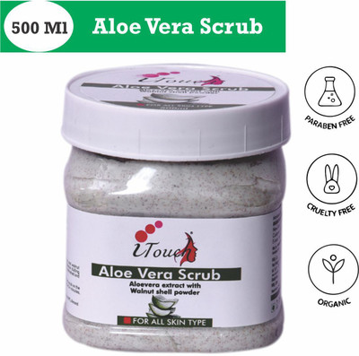 I TOUCH HERBAL Aloe Vera Scrub , 500 ml Scrub(500 ml)