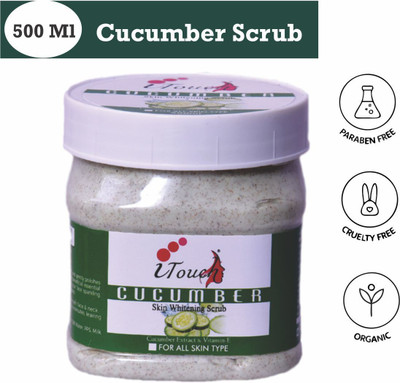 I TOUCH HERBAL Cucumber Scrub , 500 ml Scrub(500 ml)