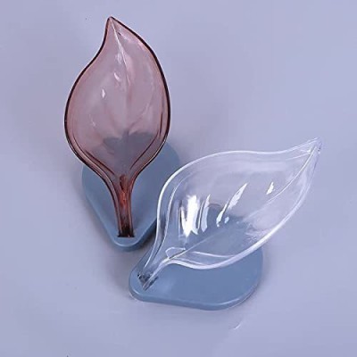 ActrovaX Leaf Shape Double Layer Soap Holder(Multicolor)
