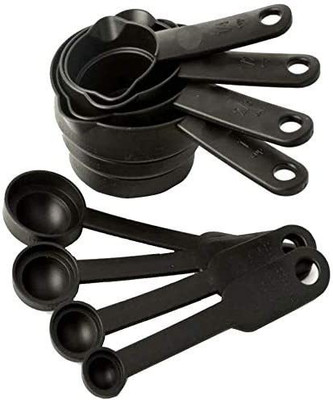 PGK TRADERS Plastic Measuring Spoon Set Plastic Measuring Spoon Set(Pack of 8)