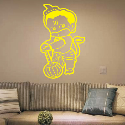 MMD DECORATION Size : ( 16-inch x 24-inch) Bal hanuman Reusable DIY Wall Stencil Painting, Suitable For Home Decoration Wall Stencil Stencil(Pack of 1, NA)