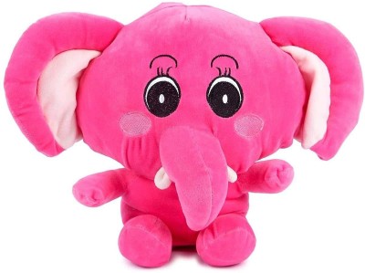 Catrivilla Present Sweet Big Ear Appu Elephant Stuffed Soft Plush Toy Love Girl  - 30 cm(Pink)