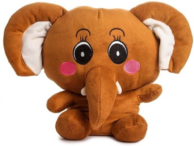 Catrivilla Present Sweet Big Ear Appu Elephant Stuffed Soft Plush Toy Love Girl  - 30 cm(Brown)