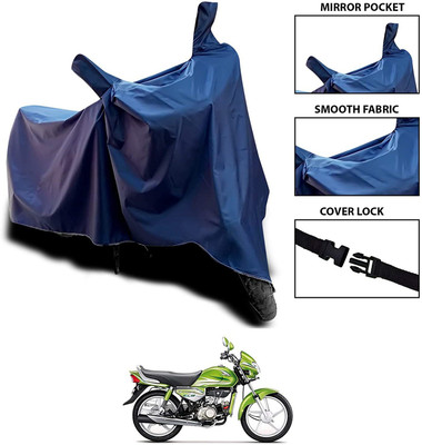 KEDIT Waterproof Two Wheeler Cover for Hero(HF Deluxe, Blue)