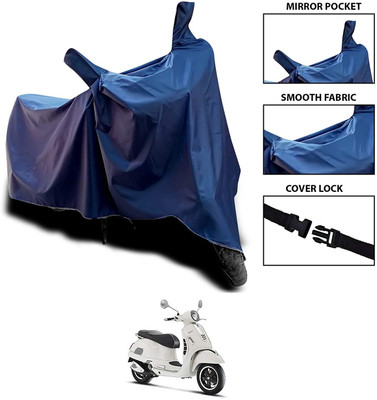 KEDIT Waterproof Two Wheeler Cover for Vespa(Blue)