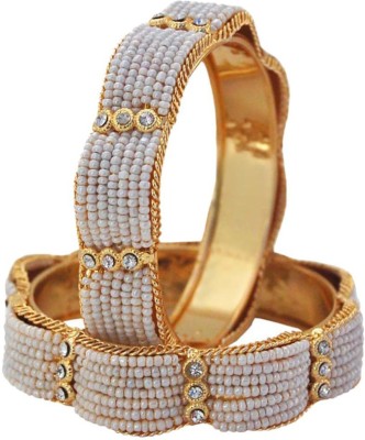 RENAISSANCE TRADERS Alloy Gold-plated Bangle Set(Pack of 2)