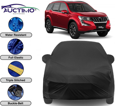 AUCTIMO Car Cover For Mahindra XUV 500 (With Mirror Pockets)(Black)