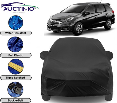AUCTIMO Car Cover For Honda Mobilio (With Mirror Pockets)(Black)