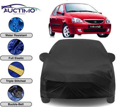 AUCTIMO Car Cover For Tata Indicab (With Mirror Pockets)(Black)