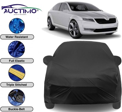 AUCTIMO Car Cover For Skoda Laura (With Mirror Pockets)(Black)