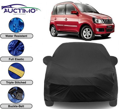 AUCTIMO Car Cover For Mahindra Quanto (With Mirror Pockets)(Black)