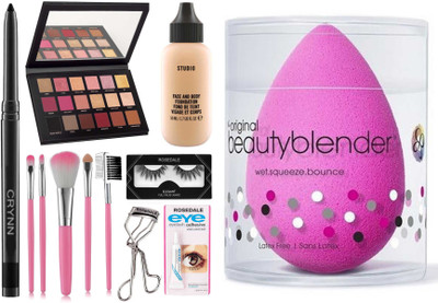 Crynn Smudge Proof Kajal & Rose Gold(12 Items in the set)