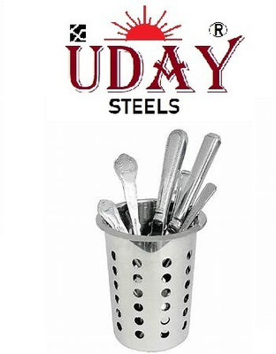 UDAY STEELS Empty Cutlery Holder Case(steel  Holds 24 Pieces)