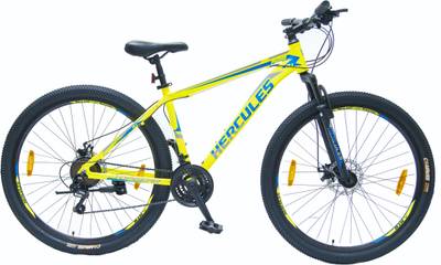 HERCULES TOP GEAR-A29 R1 With Shimano Gears 29 T Mountain Cycle  (21 Gear, Green)