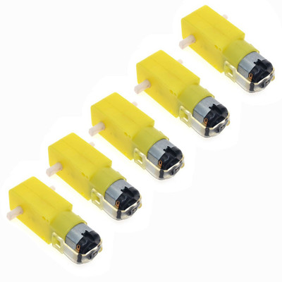 geeta enterprises (Pack of 5) BO Motor Dual shaft Smart Car Robot Gear Motor for Arduino Motor Control Electronic Hobby Kit