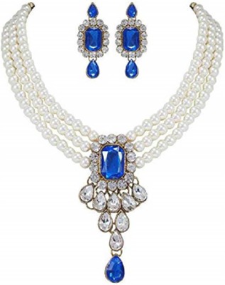 CATALYST Brass Brass Blue, White Jewellery Set(Pack of 1)