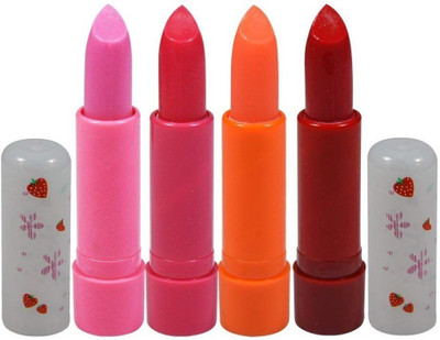GFSU Instantly Polished Look Crystal Moisturizer Long-Lasting Magic Temperature Changing Lip Balm FRUITY(Pack of: 4, 14 g)