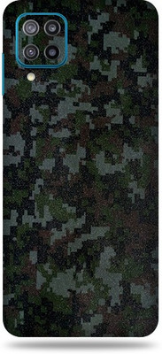 Satisfactory Samsung Galaxy F12 Mobile Skin(Digital-Camouflage Skin With Matte Finish)