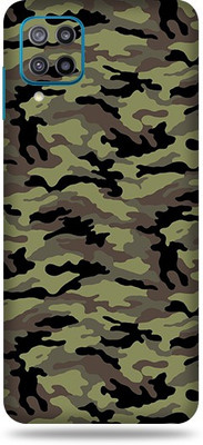 Satisfactory Samsung Galaxy F12 Mobile Skin(Military-Camouflage Skin With Matte Finish)