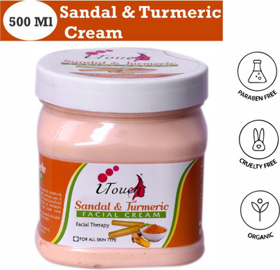 I TOUCH HERBAL Sandal And Turmeric Cream , 500 ml(500 ml)