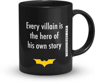 The Desi Monk CM-30-batman-story Ceramic Coffee Mug(330 ml)