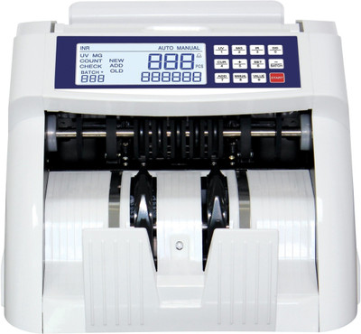 Drop2Kart CashCounter with UV/MG FakeNote Scanning, Large LCD Display, Counts Old&New INR Note Counting Machine(Counting Speed - 1000 notes/min)
