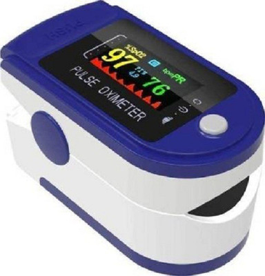 Agarwal Trading Corporation Digital Fingertip Pulse Oximeter, High Definition TFT Display, Pulse Rate (PR) and SPO2 measurement Pulse Oximeter Pulse Oximeter(Blue, White)