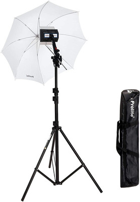 Prolite Studio B4 Continuous/Video Light Kit with 9 ft Light Stand, B4/Sungun White Reflector Umbrella(91.44 cm)