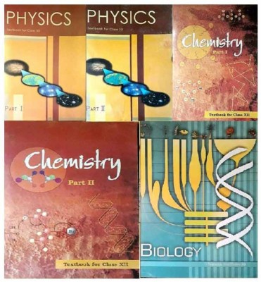 NCERT Textbooks Class 12th Physics Part 1&2 Chemistry Part 1&2 And Biology Combo 2019 Edition (Pack Of 5 Books) Paperback Bunko – 1 January 2019(Paperback, RAJESH KUMAR)