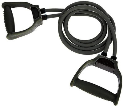 Manogyam Pull Rope Elastic Bands Fitness Rope Rubber Bands for Fitness Exercise Resistance Tube(Black) deal from flipkart