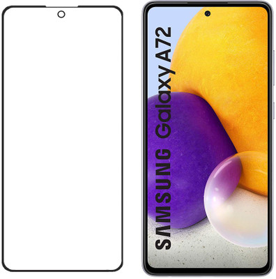 KARTRAY Edge To Edge Tempered Glass for Samsung Galaxy A72(Pack of 1)
