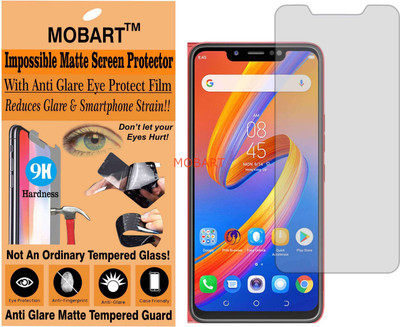 MOBART Tempered Glass Guard for TECNO SPARK 3 1GB (Matte Flexible Shatterproof)(Pack of 1)